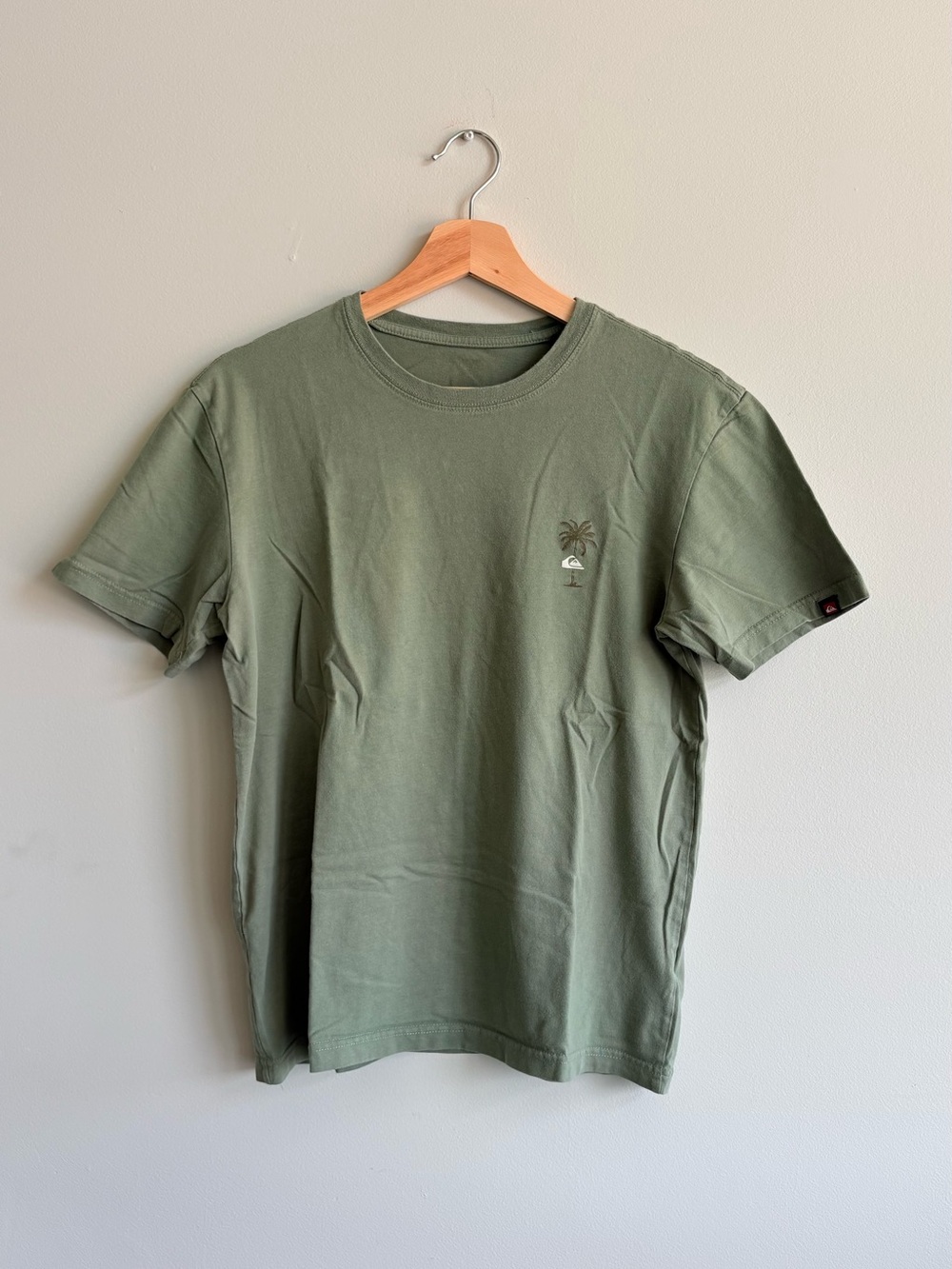 Olive Green Short-Sleeve Men's T-Shirt
